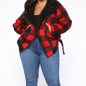 Fashion nova plaid jacket